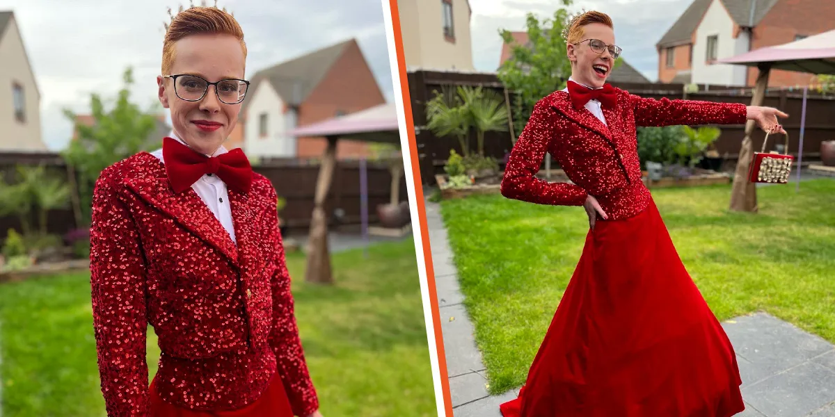 Boy Stuns Prom In Red Ballgown And Lipstick Teachers Can t Hold Back Boy Stuns Prom In Red Ballgown And Lipstick Teachers Can t Hold Back
