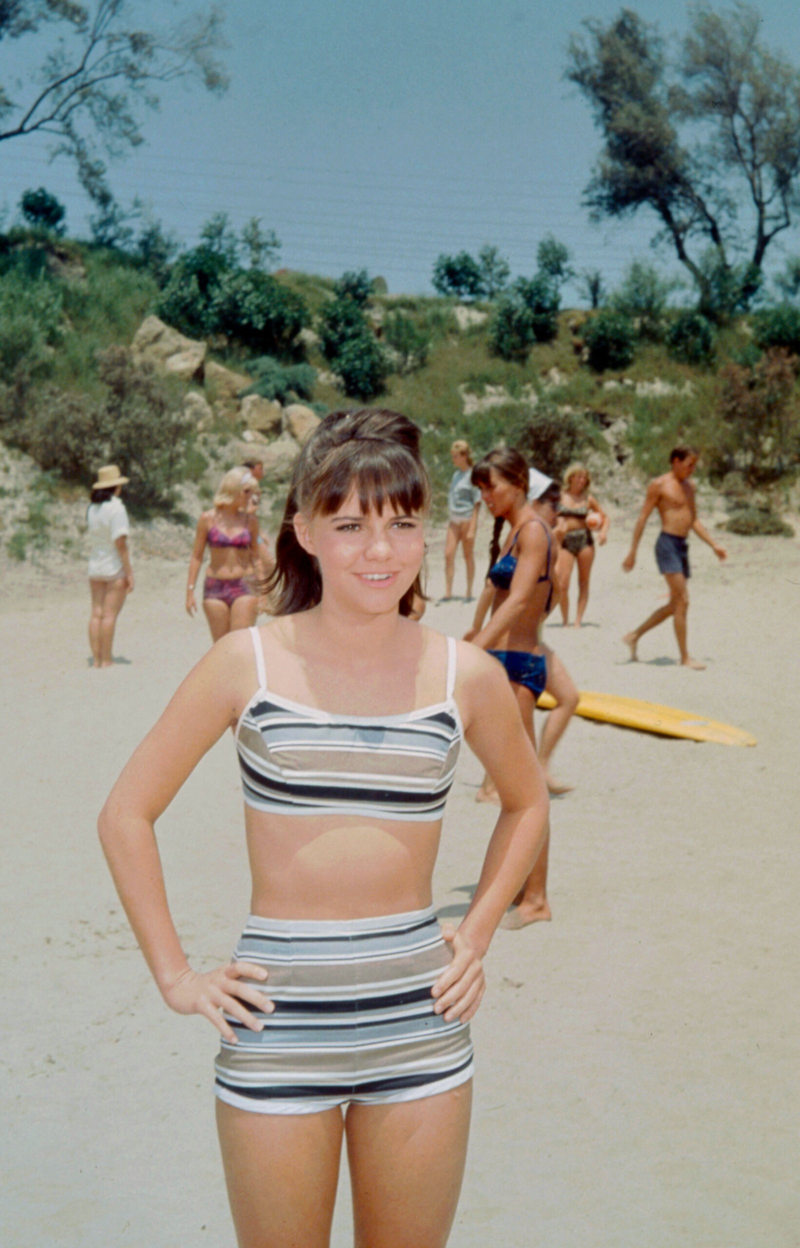 Sally Field appearing in the ABC series "Gidget" on January 1, 1965
