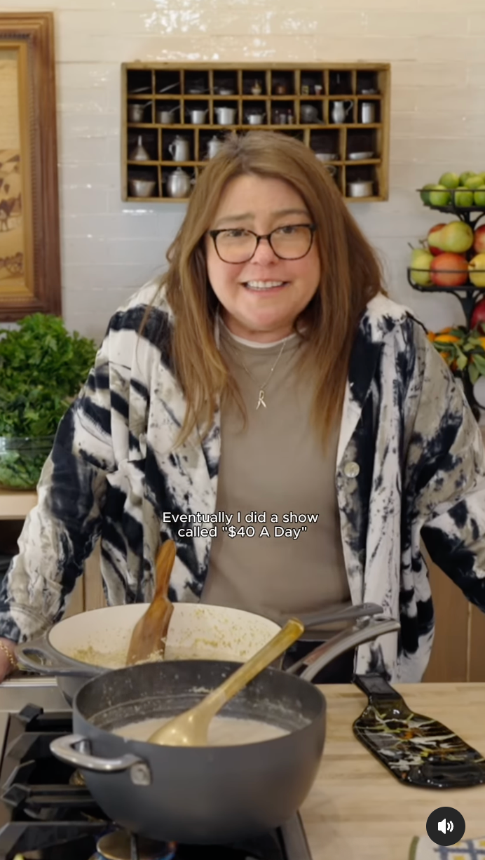 Rachael Ray talks about her mother, as seen in a video shared on May 11, 2025