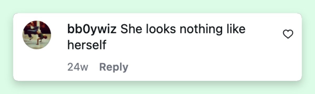 Social media reactions reflected ongoing discussion about Carrie Underwood's evolving appearance, as many users compared recent photos with older images.