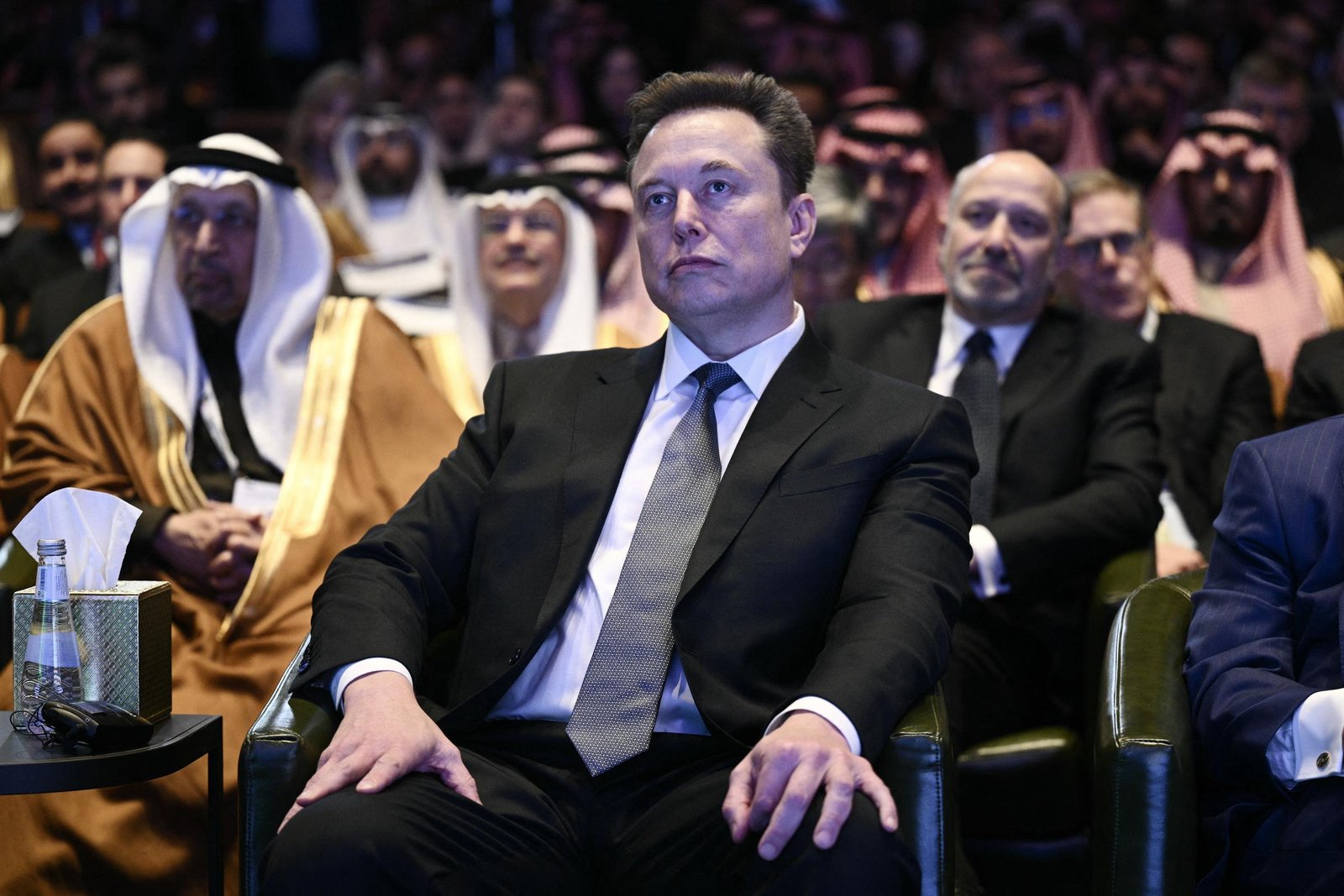 Elon Musk at the John F. Kennedy Center for the Performing Arts in Washington, DC on November 19, 2025.