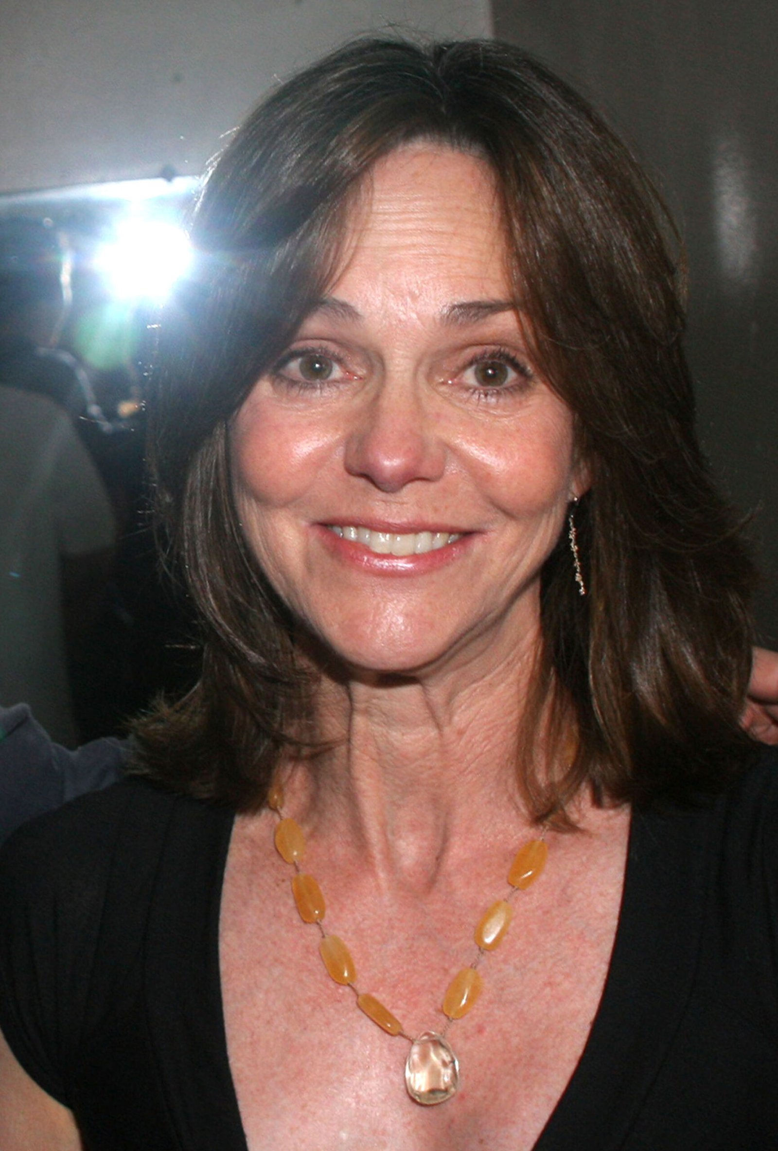 Sally Field during Sally Field Visits The Pillowman on Broadway at The Booth Theater on August 31, 2005 in New York City.