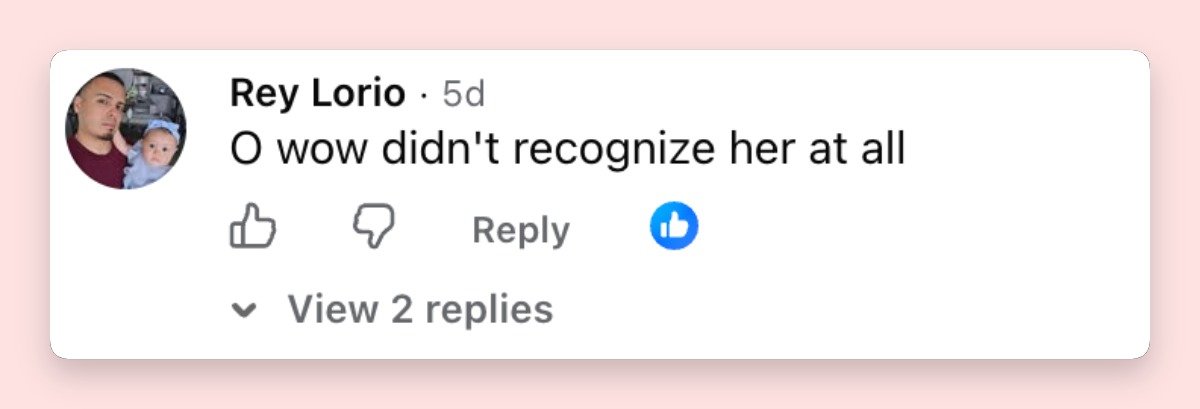 Comments like this quickly appeared beneath the video as many viewers admitted they barely recognized Ray while watching the clip.