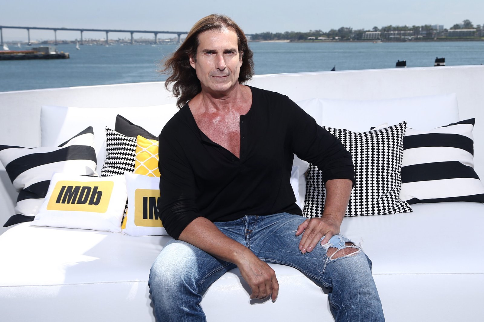 After he turned 65, he was considered mostly retired. In this photo, he was on the IMDb boat at San Diego Comic-Con at The IMDb Yacht on July 21, 2017, in San Diego, California.