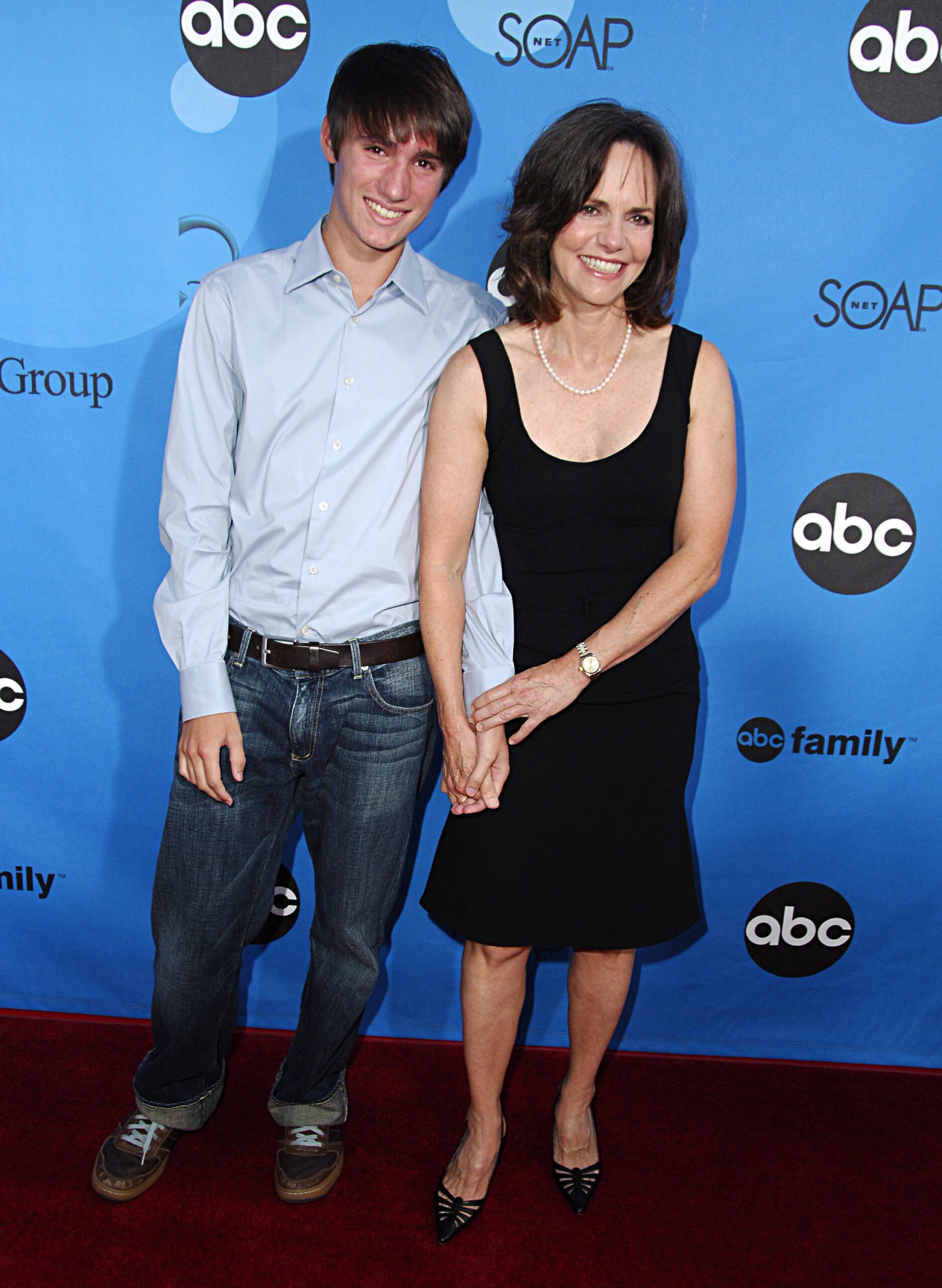 Sally Field and Samuel Greisman during ABC All Star Party 2006 at Rose Bowl on July 19, 2006 in Pasadena, California.