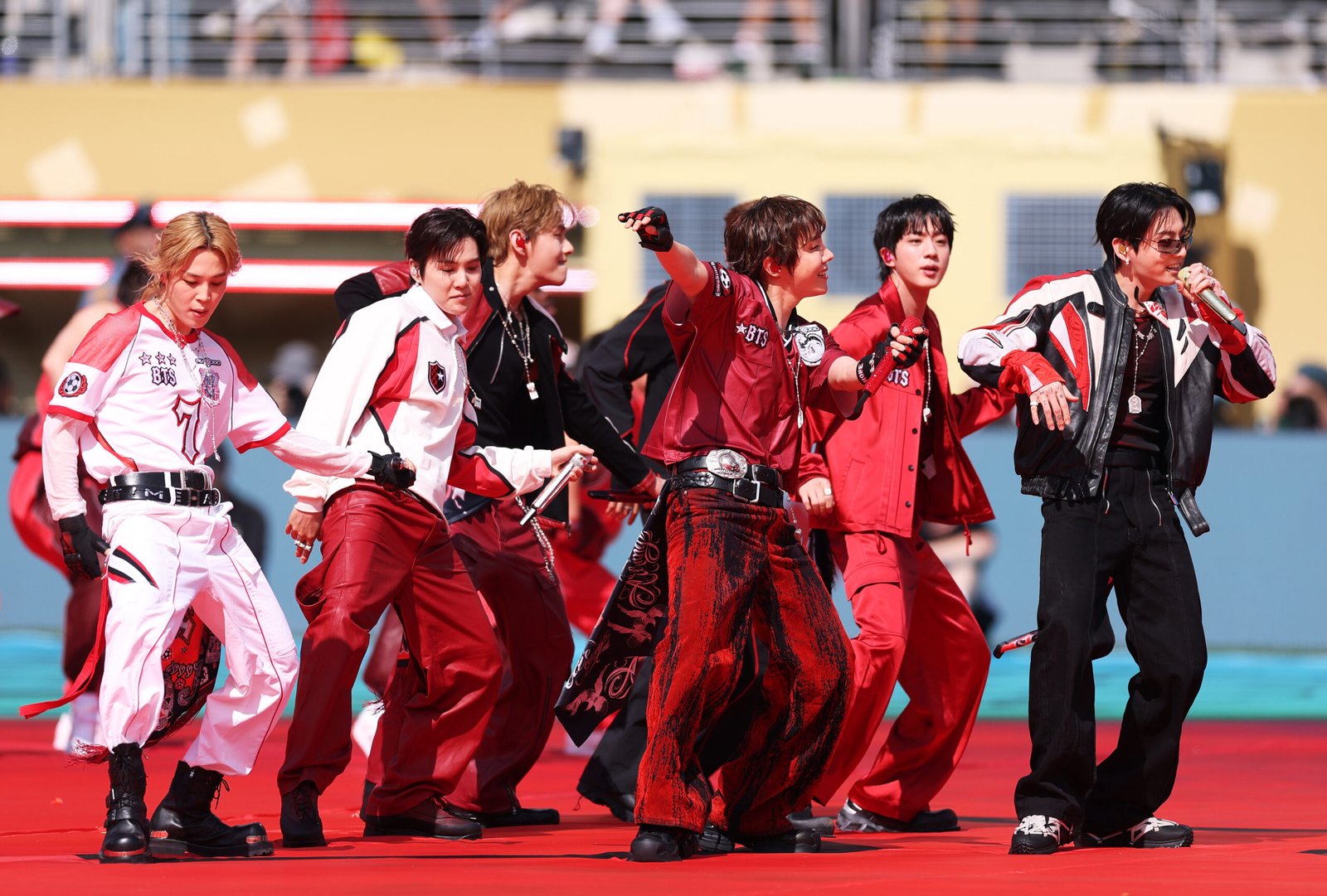 BTS brought one of the world's biggest pop groups to FIFA's first halftime show, reflecting the production's goal of reaching audiences far beyond traditional soccer fans. Their appearance underscored the event's international entertainment focus.