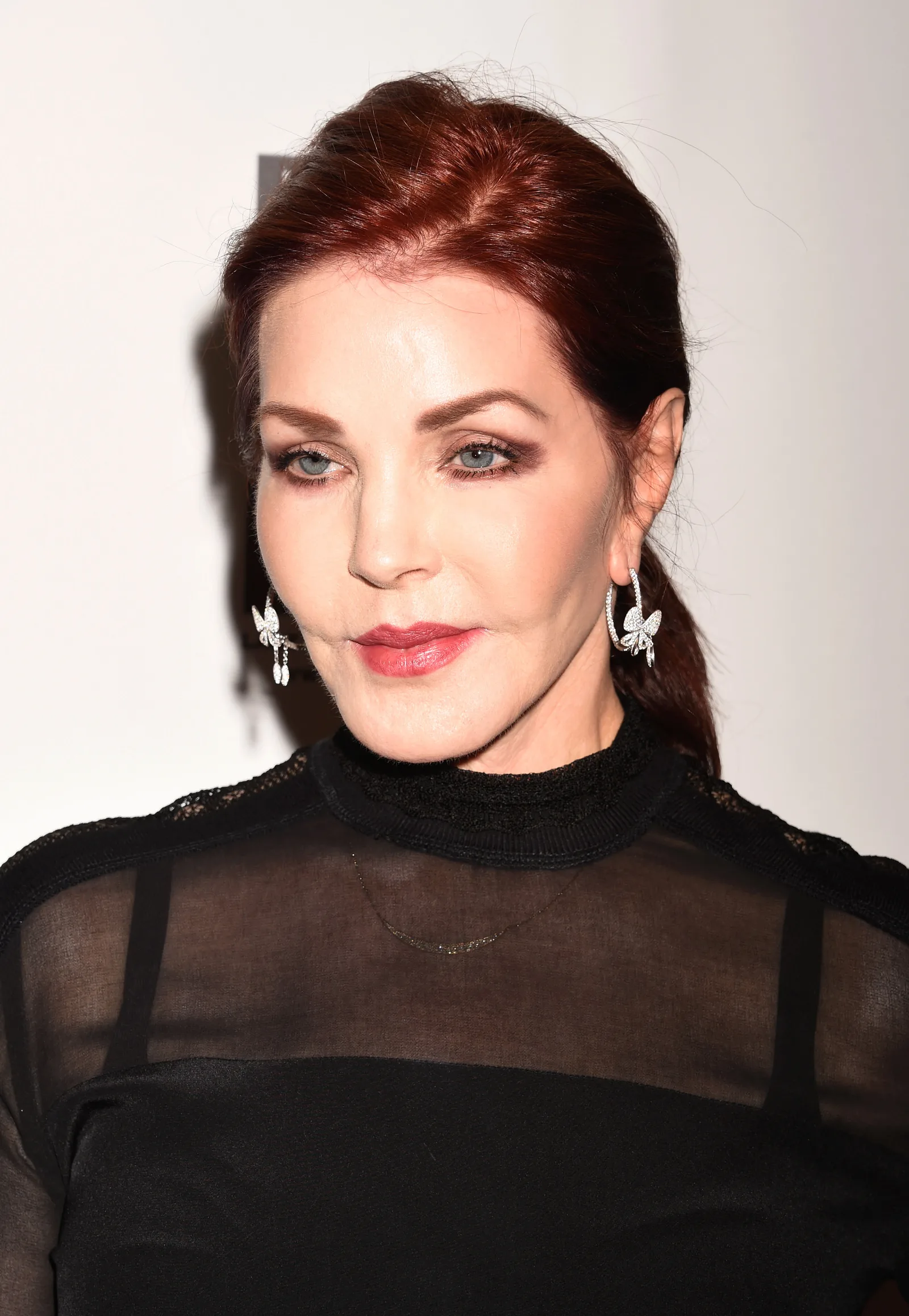 Priscilla Presley attends the Last Chance for Animals Benefit Gala at The Beverly Hilton Hotel on October 24, 2015, in Beverly Hills, California